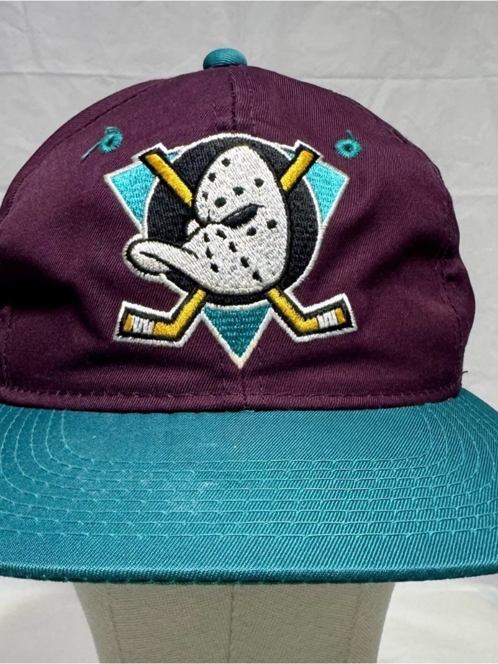 Vintage Sports Specialties  Anaheim Mighty Ducks Script Snapback Hat NHL Hockey